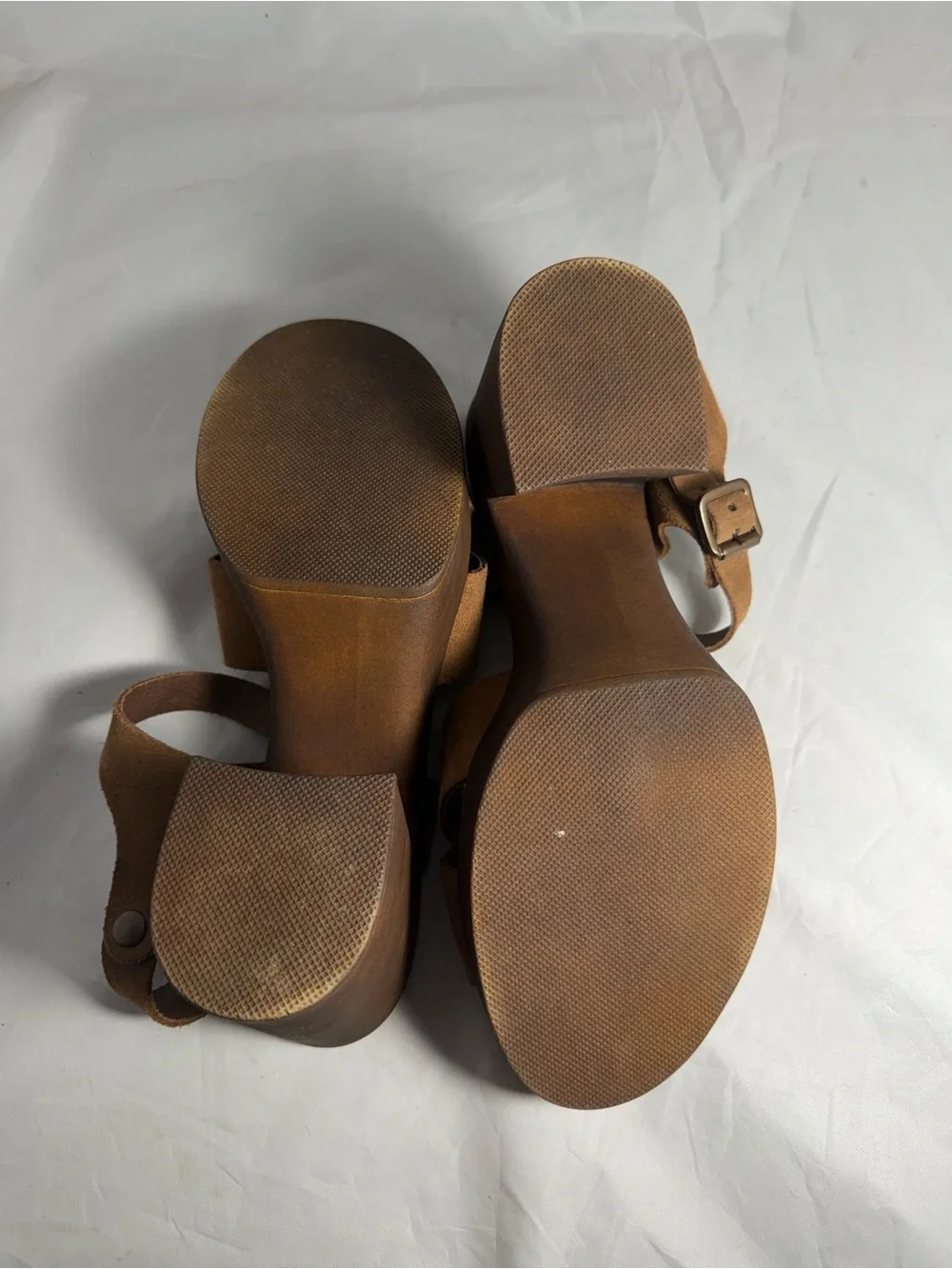 BioNatura Women's Leather Cork Bottom Tan Sandals Size 40/ 9